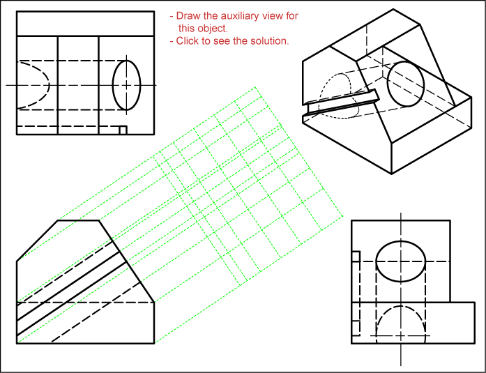 Auxiliary view exercise